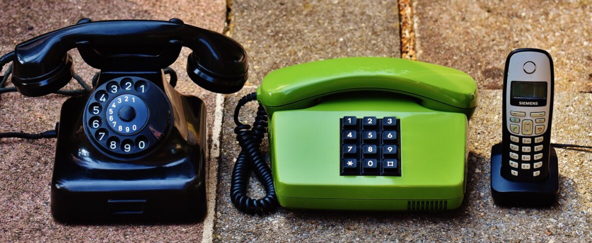 A series of phones.
