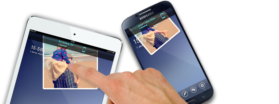 A person swiping on a smartphone.