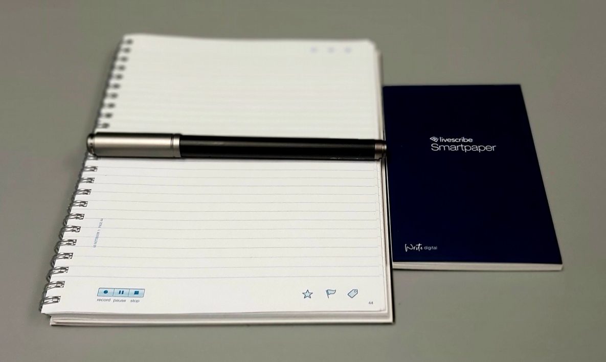 A smart pen and smart pad.