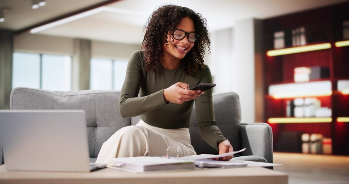 Taking Document Picture Or Photo With Phone